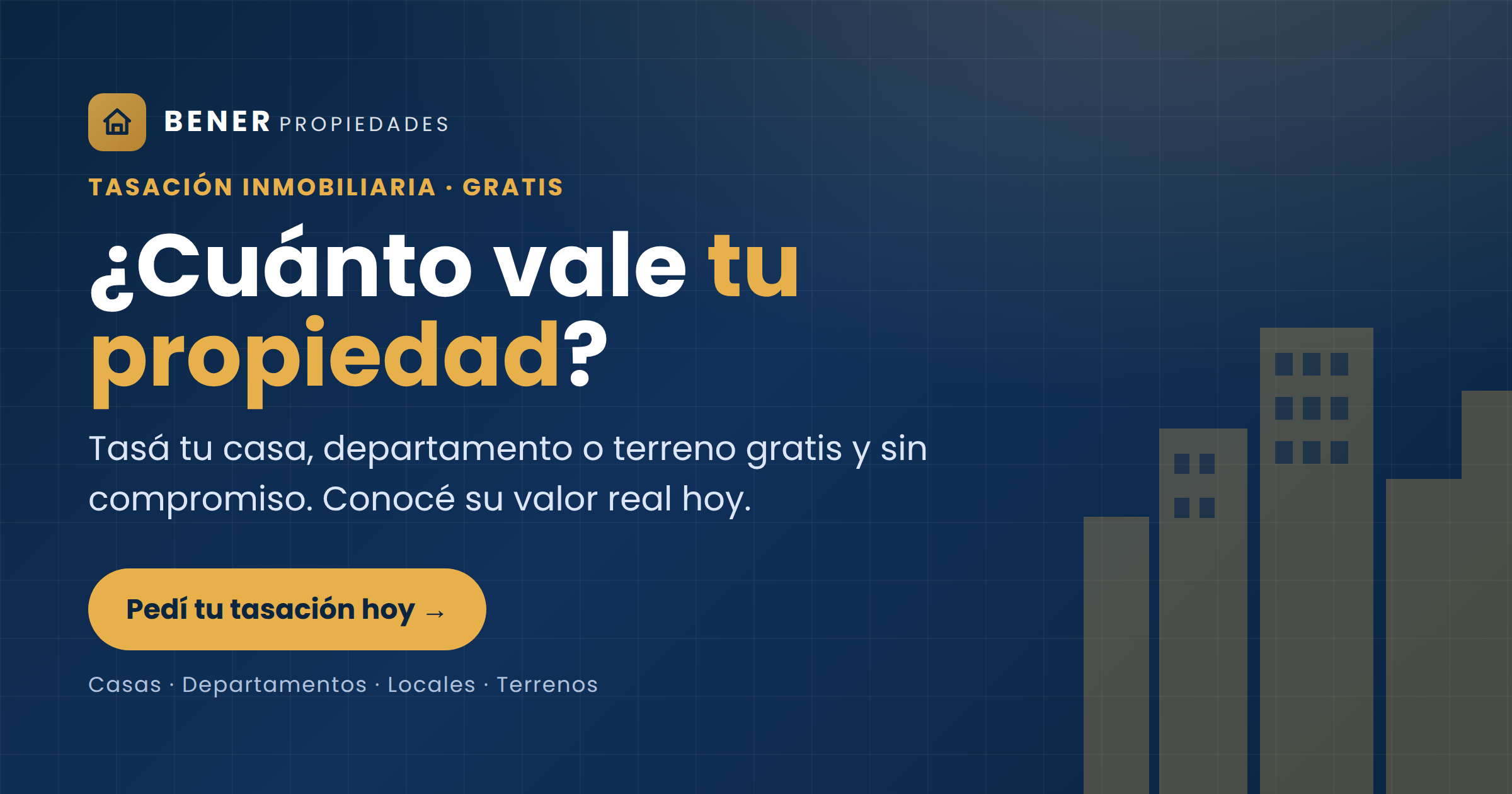 ¿Cuánto vale tu propiedad? Tasación inmobiliaria online y gratis